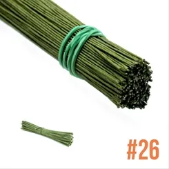 Meada Arame 1m - Nº 26 - Verde Musgo - Maço com 10 Unidades