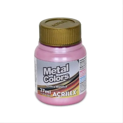 Metal Colors Acrylic - 37ml - Rosa - 537 - Acrilex