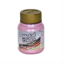 Metal Colors Acrylic - 37ml - Rosa - 537 - Acrilex