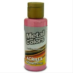 Metal Colors Acrylic - 60ml - Rosa - 537 - Acrilex