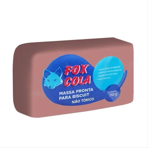 Massa de Biscuit - 90g - Marrom Terra- Fox