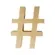 Letra MDF - # - REF.0090 - 12cm