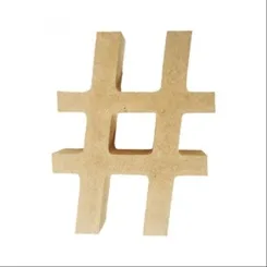 Letra MDF - # - REF.0090 - 12cm