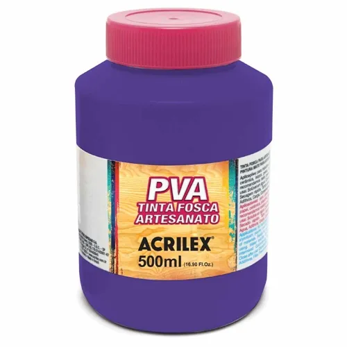 Tinta Plástica PVA - 500ml - Violeta - 516 - Acrilex