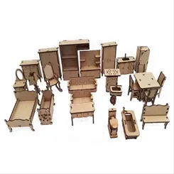 Kit Móveis Miniatura - P