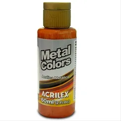 Metal Colors Acrylic - 60ml - Cobre - 534 - Acrilex