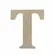 Letra MDF - T - REF.0084 - 12cm