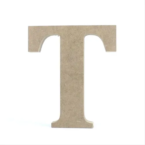 Letra MDF - T - REF.0084 - 12cm