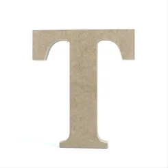 Letra MDF - T - REF.0084 - 12cm