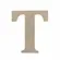 Letra MDF - T - REF.0084 - 12cm