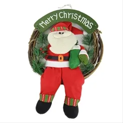 Guirlanda Papai Noel - CX10037 - 30cm