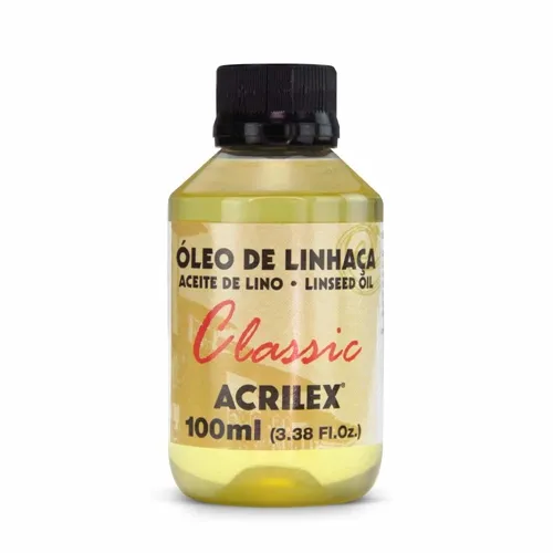 Óleo de Linhaça - 100ml - Acrilex