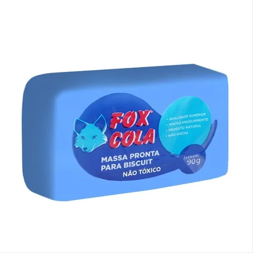 Massa de Biscuit - 90g - Azul Cerúleo- Fox