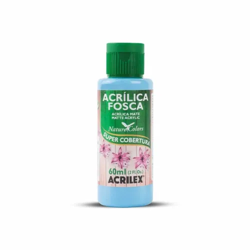 Tinta Acrílica Fosca - 60ml - Azul Celeste - 503 - Acrilex