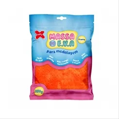 Massa de EVA - 250g - Laranja - Make+