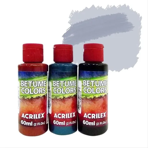Betume Colors - 60ml - Prata - 533 - Acrilex