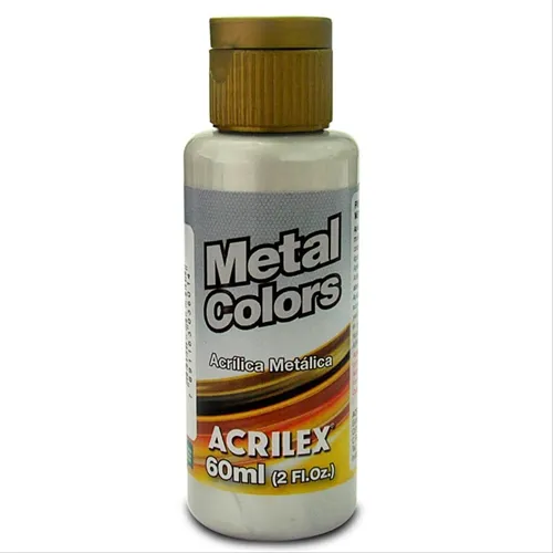 Metal Colors Acrylic - 60ml - Prata- 533 - Acrilex