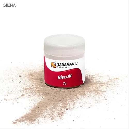 Corante de Biscuit - 75.096 - Siena 7g - Saramanil
