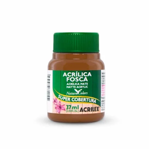 Tinta Acrílica Fosca - 37ml - Siena Natural/Fumê - 539 - Acrilex