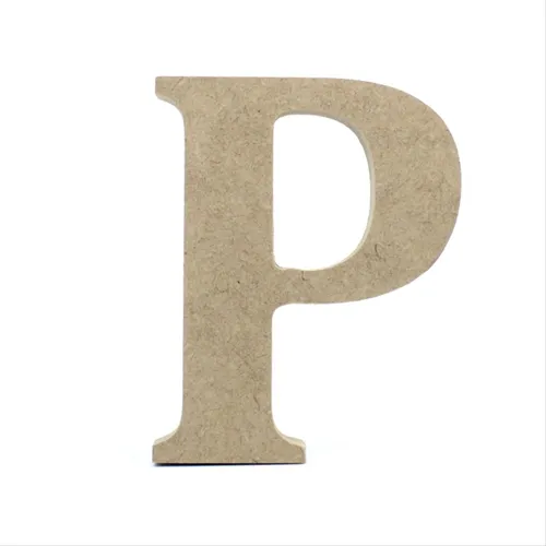 Letra MDF - P - REF.0080 - 12cm