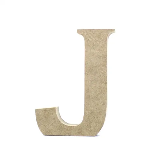 Letra MDF - J - REF.0073 - 12cm