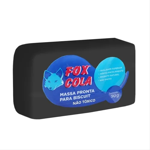 Massa de Biscuit - 90g - Preto - Fox
