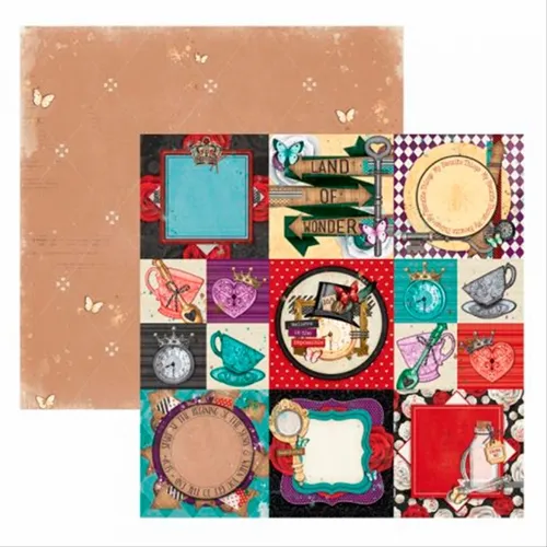 PAPEL SCRAP - LAND OF WONDER - PLACAS