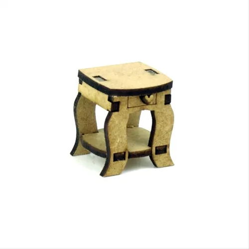 Móvel Miniatura Laser MDF - Criado Mudo - REF.2000
