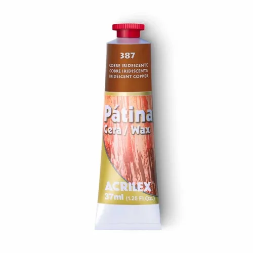 Patina em Cera - 37ml - Cobre Iridiscente - 387 - Acrilex