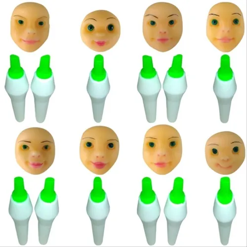 Marcador - Olhos - Tamanho 1 - 12 Peças - Bluestar