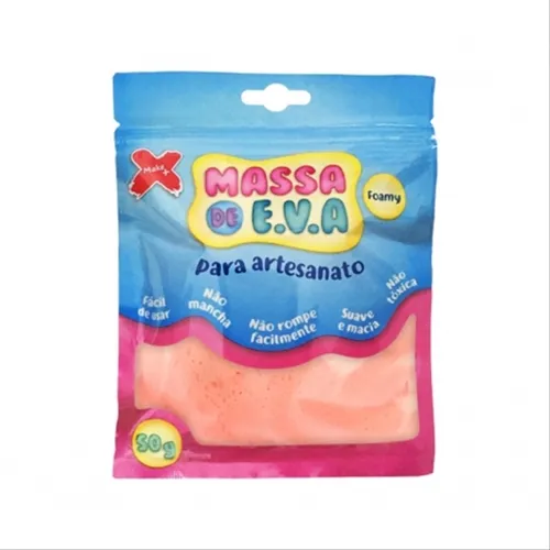 Massa de EVA - 50g - Salmão - Make+
