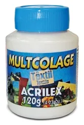 Multcolage Textil -120gr - Acrilex