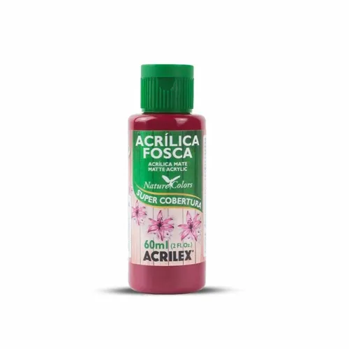 Tinta Acrilica Fosca - 60ml - Cereja - 826 - Acrilex