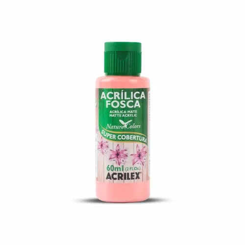 Tinta Acrilica Fosca - 60ml - Salmao - 518 - Acrilex