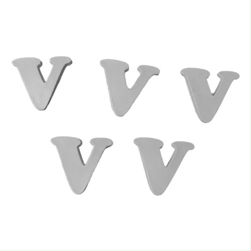 Resina Letra V - 5 Peças