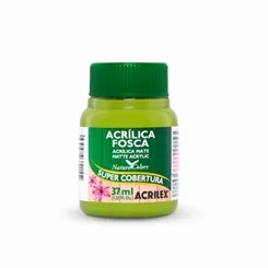 Tinta Acrílica Fosca - 37ml - Verde Maça - 802 - Acrilex