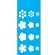 Stencil - 07x15cm - Flores - OPA1961 - Opa Criando Arte