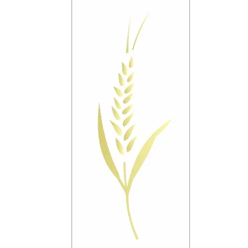 Stencil - 07x15cm - Trigo - OPA1976 - Opa Criando Arte