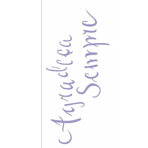 Stencil - 07x15cm - Frase Agradeça Sempre - OPA2487 - Opa Criando Arte