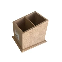 Porta Controle MDF 2Divisões - REF.221 - 16X10X12cm