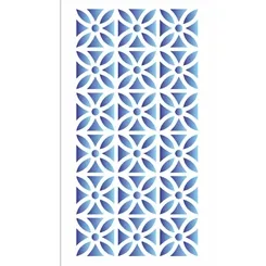 Stencil - 07x15cm - Azulejo - OPA1953 - Opa Criando Arte