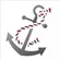Stencil - 10x10cm - Infantil Ancora - OPA1707 - Opa Criando Arte