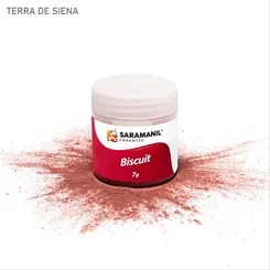 Corante de Biscuit - 75.093 - Terra de Siena 7g - Saramanil