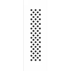 Stencil - 10x30cm - Circulos MD - OPA012 - Opa Criando Arte