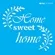 Stencil - 10x10cm - Frase Home Sweet Home -  OPA2989 - Opa Criando Arte