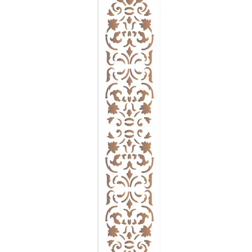 Stencil - 06x30cm - Volutas Barrocas - OPA0814 - Opa Criando Arte