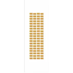 Stencil - 10x30cm - Telhado - Opa051 - Opa Criando Arte