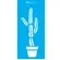 Stencil - 07x15cm - Plantas Cactus - OPA2493 - Opa Criando Arte