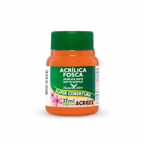 Tinta Acrílica Fosca - 37ml - Cenoura - 576 - Acrilex