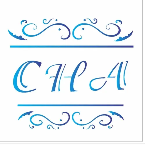 Stencil - 10x10cm - Estampa Cha - OPA783 - Opa Criando Arte